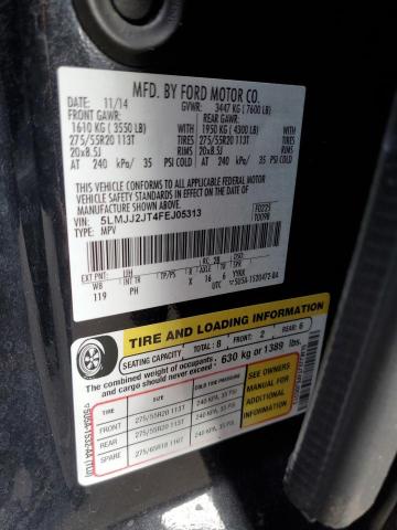 5LMJJ2JT4FEJ05313 - 2015 LINCOLN NAVIGATOR შავი ფოტო 12