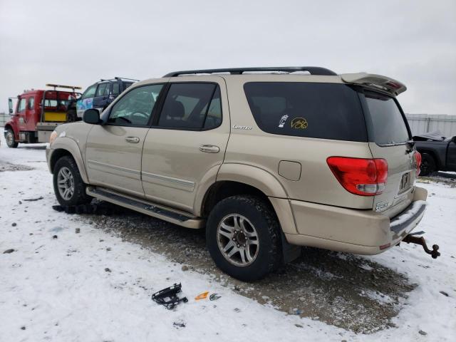 5TDBT48A65S255051 - 2005 TOYOTA SEQUOIA LIMITED TAN photo 2