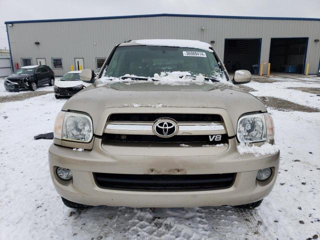 5TDBT48A65S255051 - 2005 TOYOTA SEQUOIA LIMITED TAN photo 5