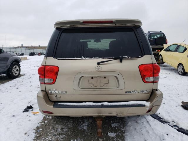 5TDBT48A65S255051 - 2005 TOYOTA SEQUOIA LIMITED TAN photo 6