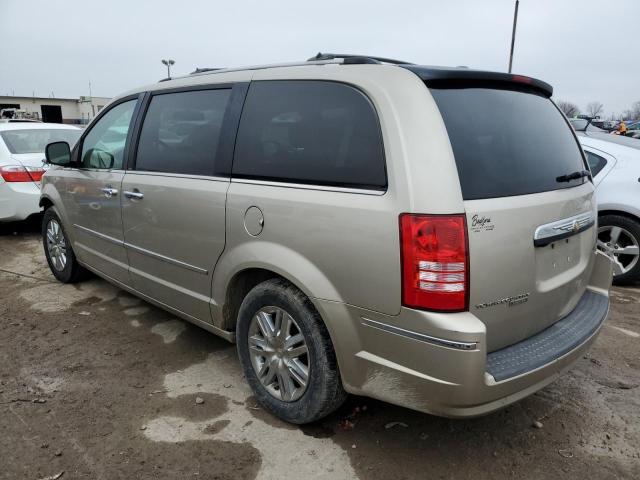 2A8HR64X08R149764 - 2008 CHRYSLER TOWN & COU LIMITED TAN photo 2