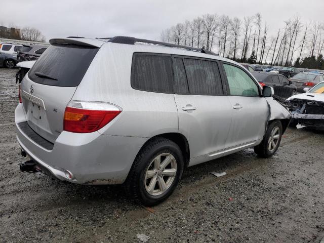 JTEES41A792122768 - 2009 TOYOTA HIGHLANDER SILVER photo 3