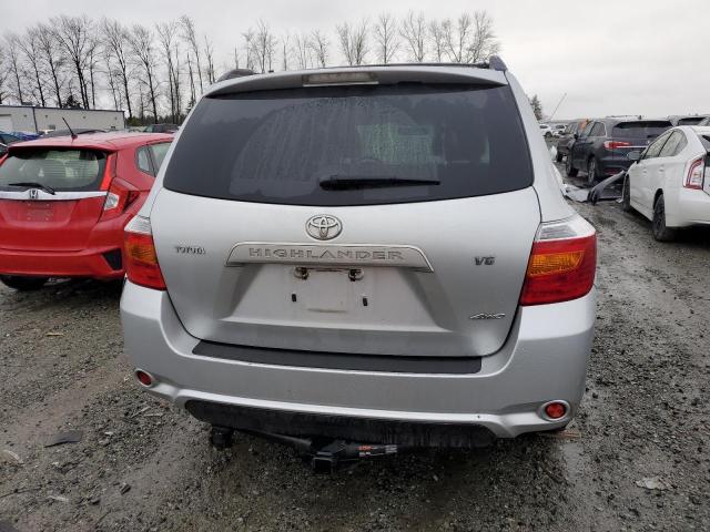 JTEES41A792122768 - 2009 TOYOTA HIGHLANDER SILVER photo 6