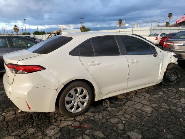 5YFEPMAE7MP267313 - 2021 TOYOTA COROLLA LE WHITE photo 3