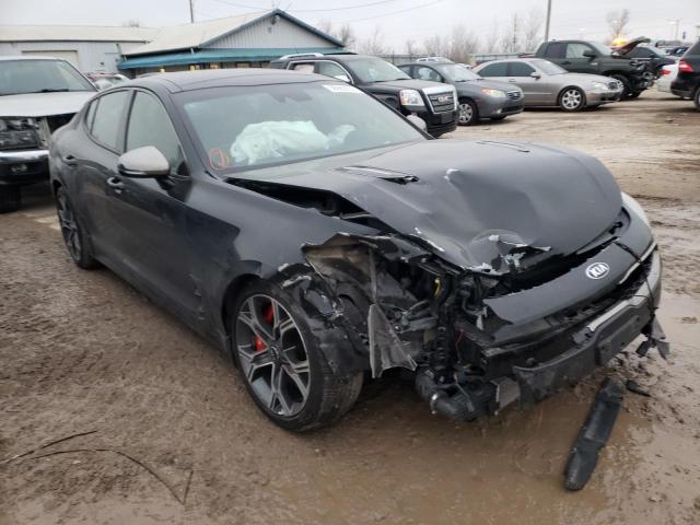 KNAE55LC9J6013075 - 2018 KIA STINGER GT2 BLACK photo 4