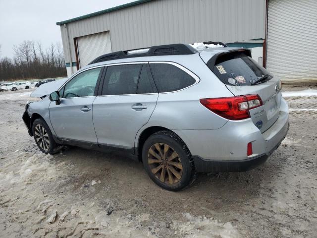 4S4BSANC9F3279706 - 2015 SUBARU OUTBACK 2.5I LIMITED SILVER photo 2