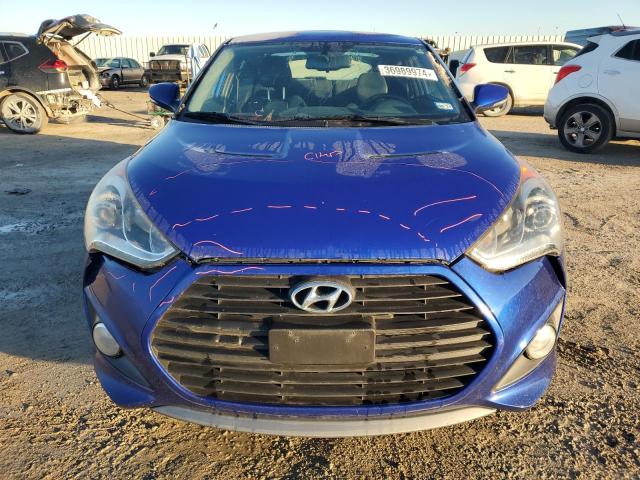 KMHTC6AE8DU173048 - 2013 HYUNDAI VELOSTER TURBO BLUE photo 5