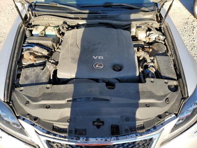 JTHCK262265005688 - 2006 LEXUS IS 250 SILVER photo 11