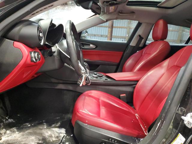 ZARFAEDNXH7536358 - 2017 ALFA ROMEO GIULIA Q4 BLACK photo 7