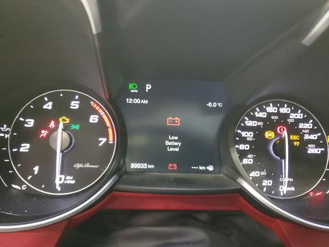 ZARFAEDNXH7536358 - 2017 ALFA ROMEO GIULIA Q4 BLACK photo 9