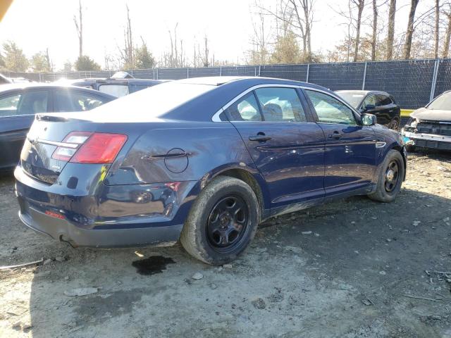 1FAHP2MT8EG183652 - 2014 FORD TAURUS POLICE INTERCEPTOR BLUE photo 3