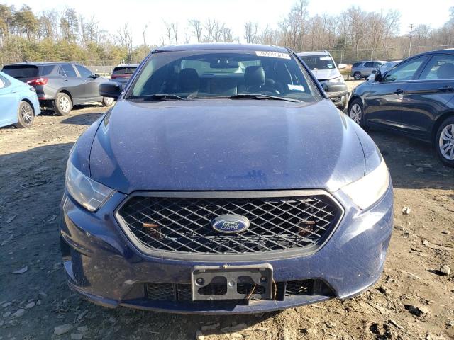 1FAHP2MT8EG183652 - 2014 FORD TAURUS POLICE INTERCEPTOR BLUE photo 5