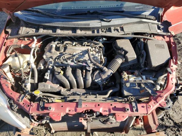 2T1BU4EE2CC819904 - 2012 TOYOTA COROLLA BASE RED photo 11