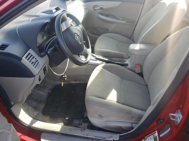 2T1BU4EE2CC819904 - 2012 TOYOTA COROLLA BASE RED photo 7