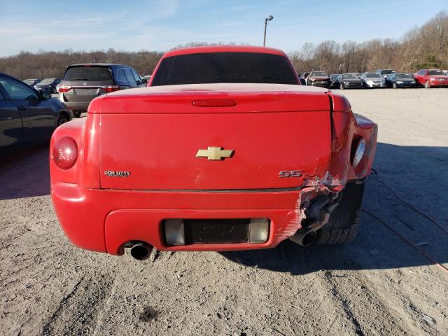 1GCES14HX5B120969 - 2005 CHEVROLET SSR RED photo 6