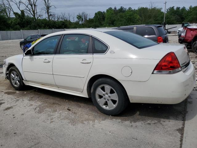 2G1WT57N191268260 - 2009 CHEVROLET IMPALA 1LT WHITE photo 2