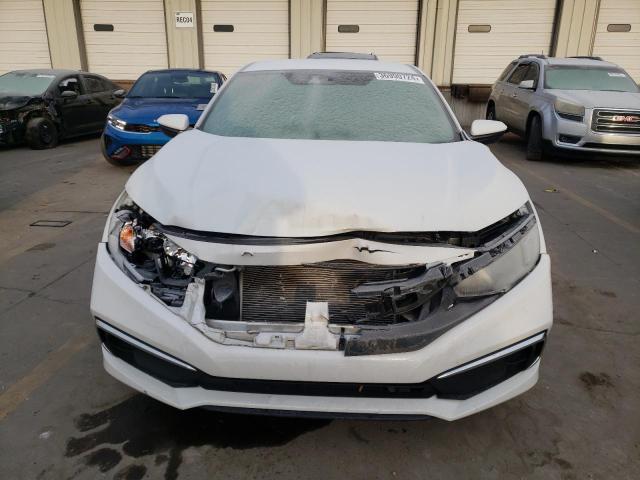 19XFC2F62KE017501 - 2019 HONDA CIVIC LX WHITE photo 5