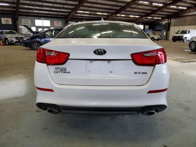 5XXGN4A73EG296608 - 2014 KIA OPTIMA EX WHITE photo 6