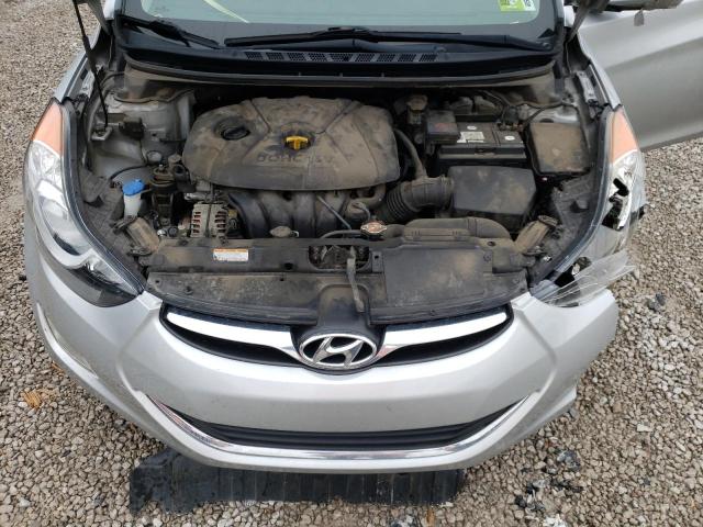 5NPDH4AE9CH097928 - 2012 HYUNDAI ELANTRA GLS SILVER photo 11