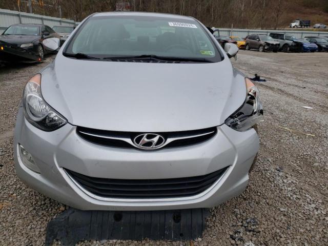 5NPDH4AE9CH097928 - 2012 HYUNDAI ELANTRA GLS SILVER photo 5