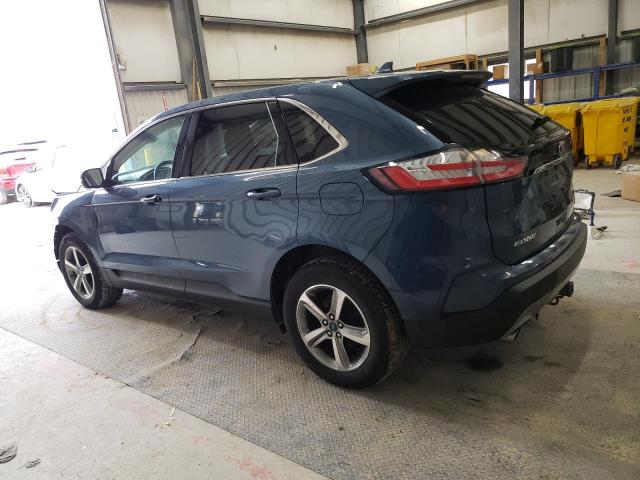 2FMPK4J95KBC71887 - 2019 FORD EDGE SEL BLUE photo 2