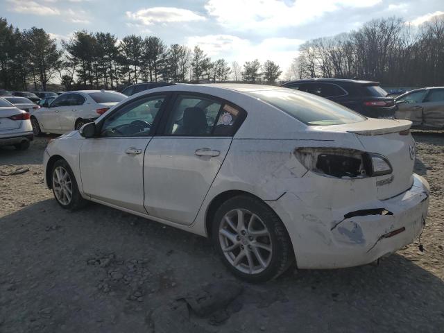 JM1BL1W91C1692134 - 2012 MAZDA 3 S WHITE photo 2