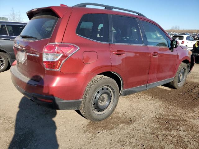 JF2SJCXC4GH556185 - 2016 SUBARU FORESTER 2.5I TOURING RED photo 3