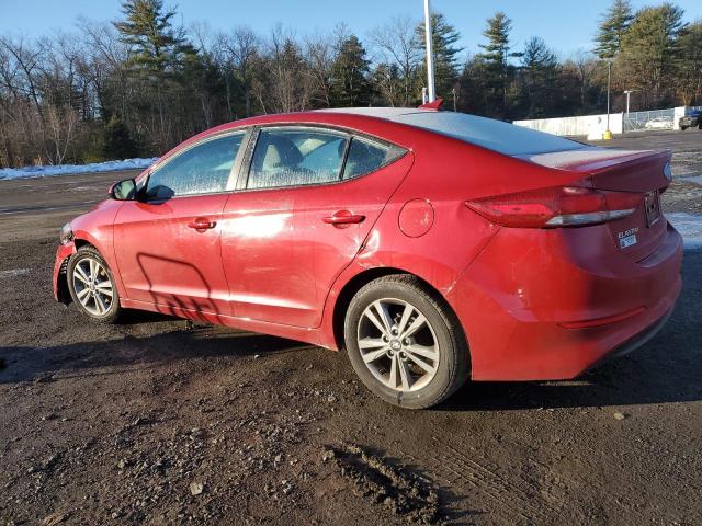 KMHD84LF2HU207488 - 2017 HYUNDAI ELANTRA SE MAROON photo 2