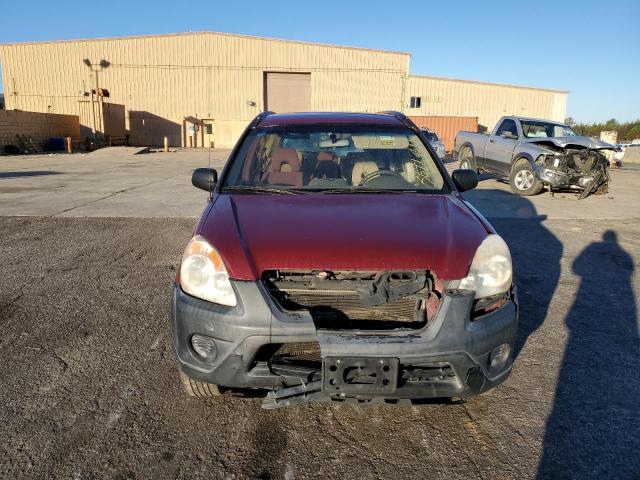 SHSRD68525U306097 - 2005 HONDA CR-V LX MAROON photo 5