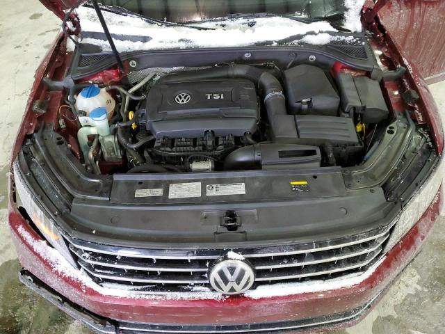 1VWBT7A37HC054775 - 2017 VOLKSWAGEN PASSAT SE RED photo 11