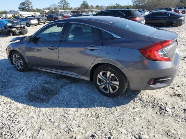 2HGFC2F50JH559174 - 2018 HONDA CIVIC LX GRAY photo 2