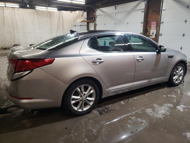 5XXGN4A7XDG127314 - 2013 KIA OPTIMA EX SILVER photo 3