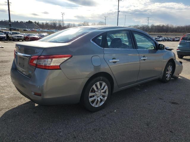 3N1AB7APXEY233077 - 2014 NISSAN SENTRA S SILVER photo 3