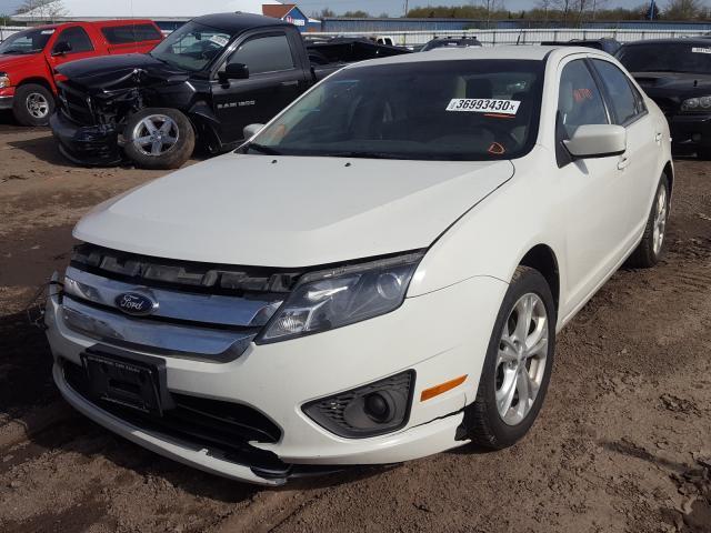 3FAHP0HG3CR321170 - 2012 FORD FUSION SE  photo 2