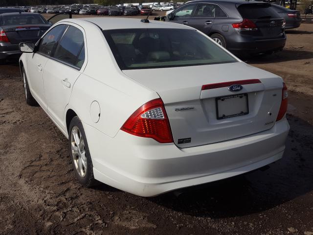 3FAHP0HG3CR321170 - 2012 FORD FUSION SE  photo 3