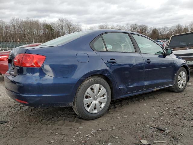 3VWDZ7AJ9BM325878 - 2011 VOLKSWAGEN JETTA SE BLUE photo 3