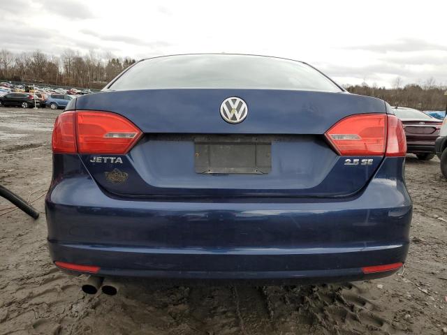 3VWDZ7AJ9BM325878 - 2011 VOLKSWAGEN JETTA SE BLUE photo 6