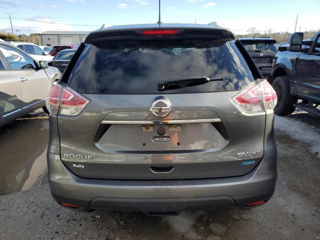 5N1AT2MV2EC779562 - 2014 NISSAN ROGUE S GRAY photo 6