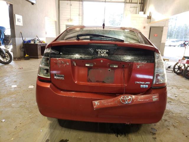 JTDKB20U093542079 - 2009 TOYOTA PRIUS RED photo 6