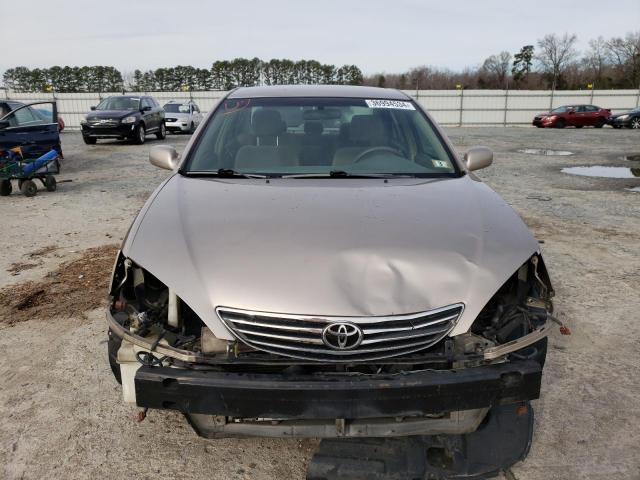 4T1BE32K26U133222 - 2006 TOYOTA CAMRY LE GOLD photo 5