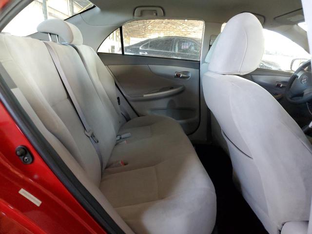 1NXBU4EE0AZ197718 - 2010 TOYOTA COROLLA BASE RED photo 10