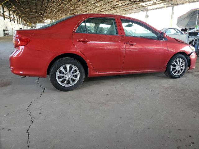 1NXBU4EE0AZ197718 - 2010 TOYOTA COROLLA BASE RED photo 3
