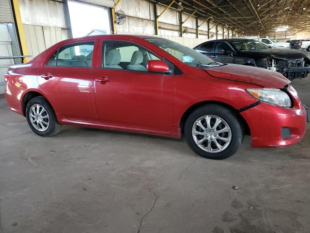1NXBU4EE0AZ197718 - 2010 TOYOTA COROLLA BASE RED photo 4
