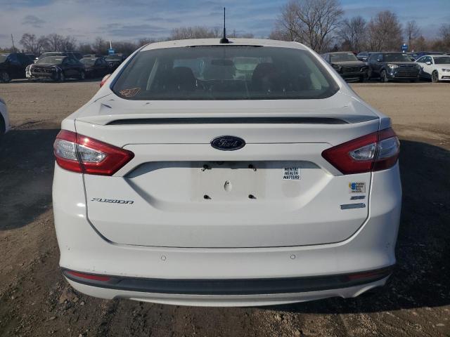 3FA6P0HD7GR314709 - 2016 FORD FUSION SE WHITE photo 6