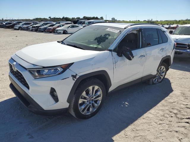 JTMA1RFV6KD025490 - 2019 TOYOTA RAV4 XLE PREMIUM WHITE photo 1