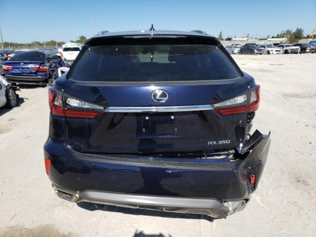 2T2ZZMCAXKC120627 - 2019 LEXUS RX 350 BASE BLUE photo 6