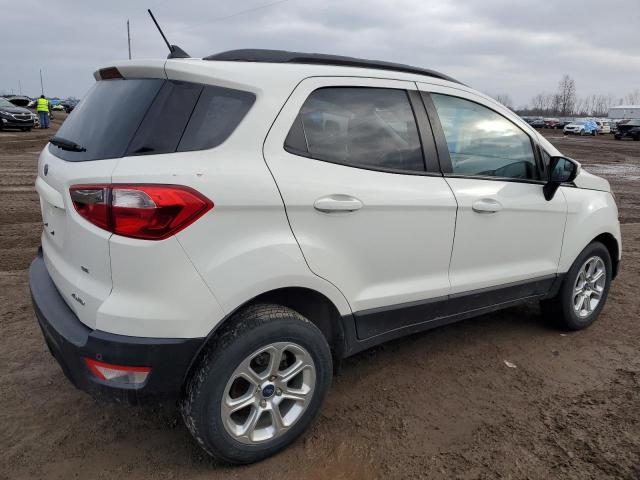 MAJ6P1UL4JC197020 - 2018 FORD ECOSPORT SE WHITE photo 3