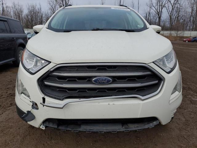 MAJ6P1UL4JC197020 - 2018 FORD ECOSPORT SE WHITE photo 5