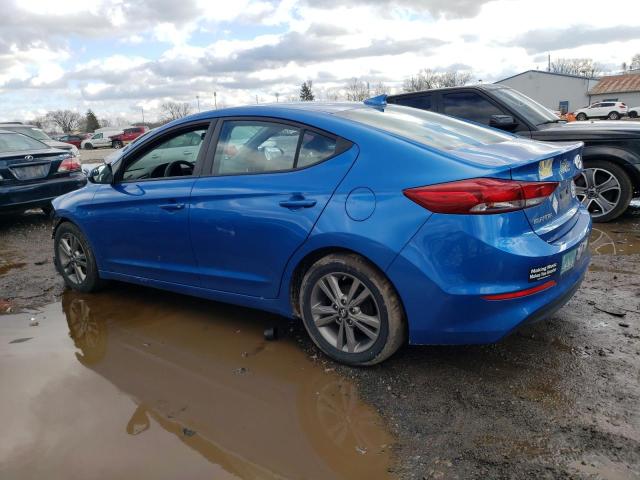 5NPD84LF9HH121688 - 2017 HYUNDAI ELANTRA SE BLUE photo 2