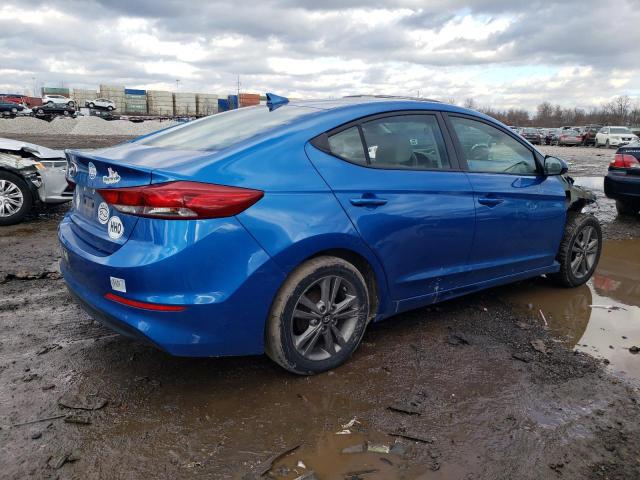 5NPD84LF9HH121688 - 2017 HYUNDAI ELANTRA SE BLUE photo 3